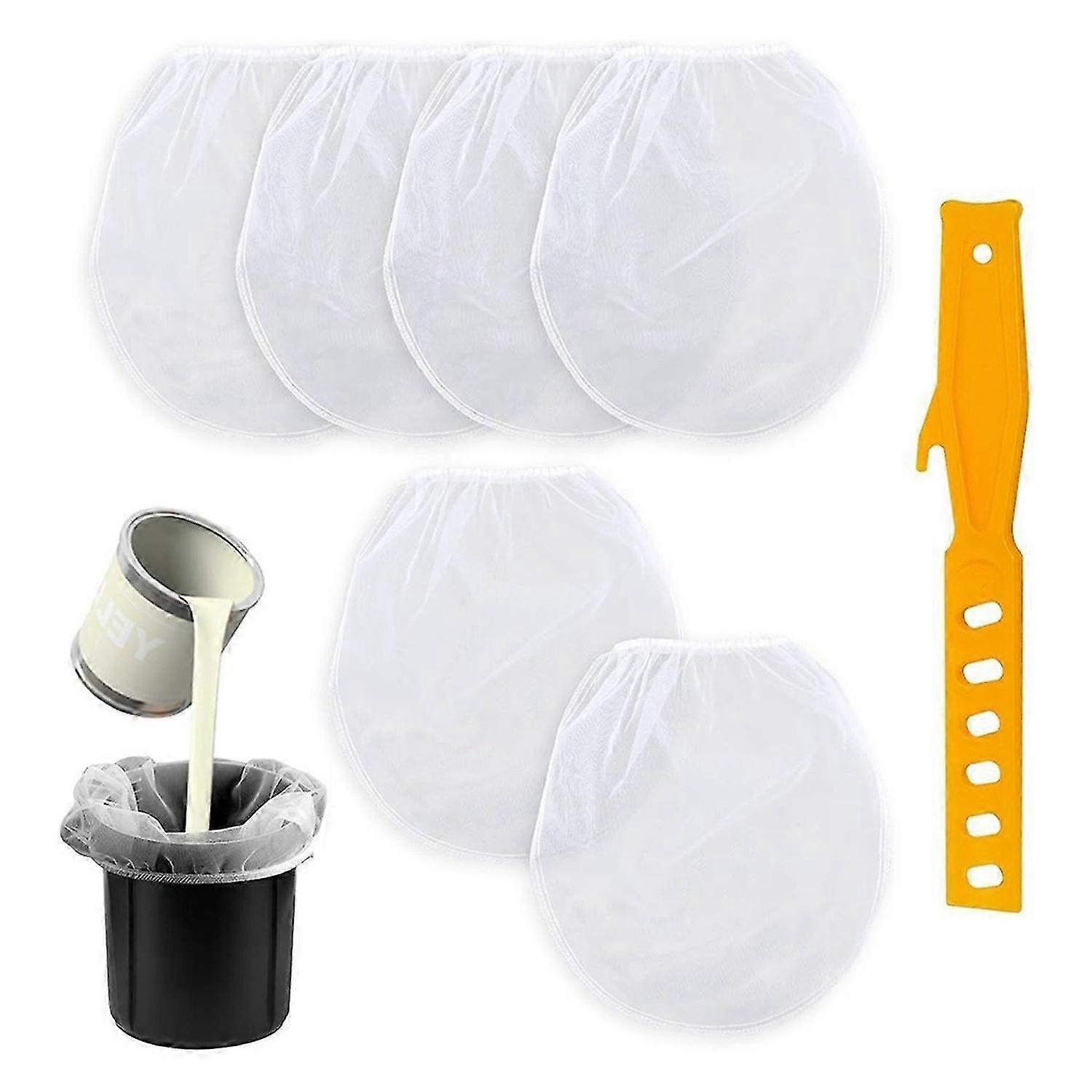 6pcs Paint Filter Bag 5 Gallon, for Paint Gardening