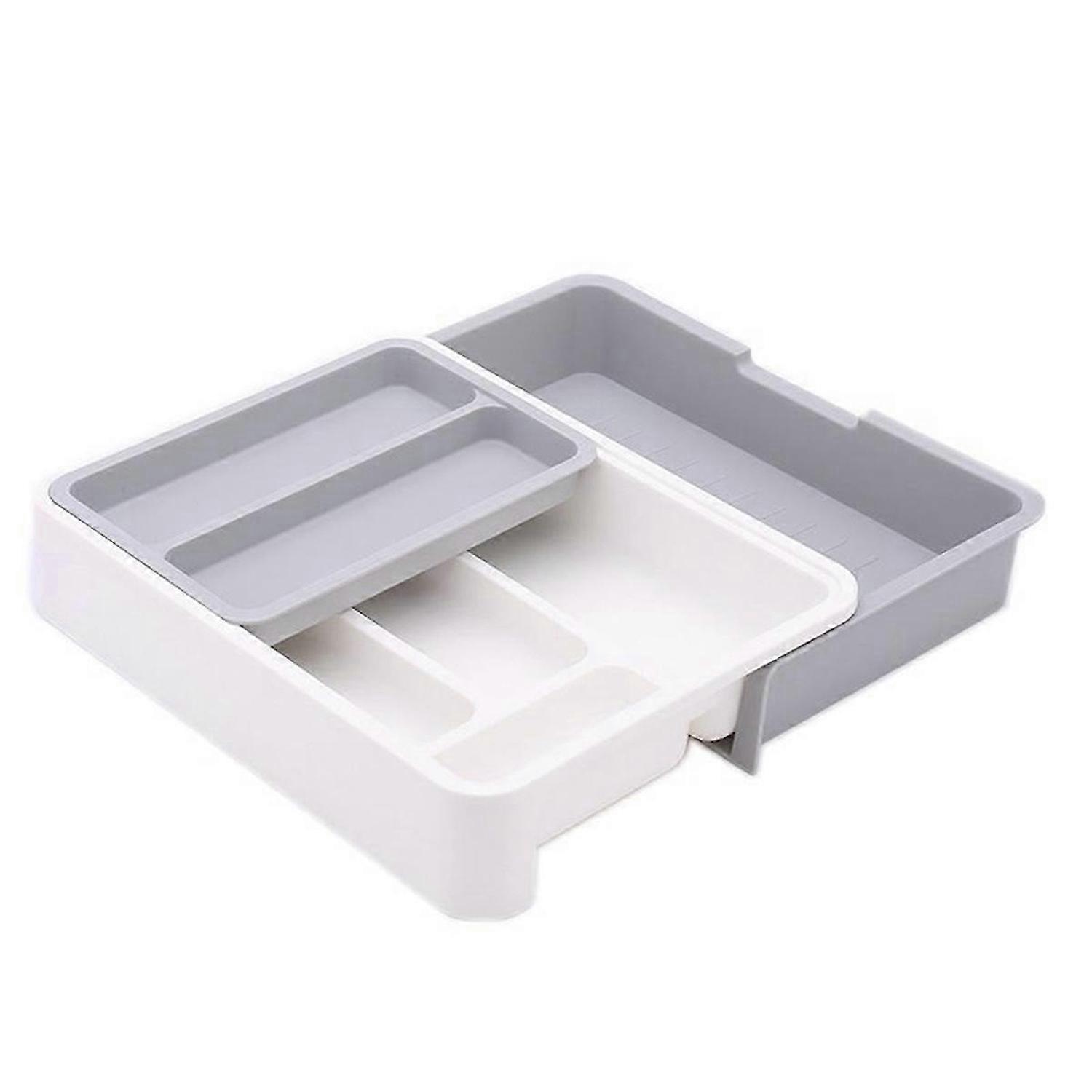 Separate Tableware Sorting Box Drawer Organizer Kitchen Shelf-A