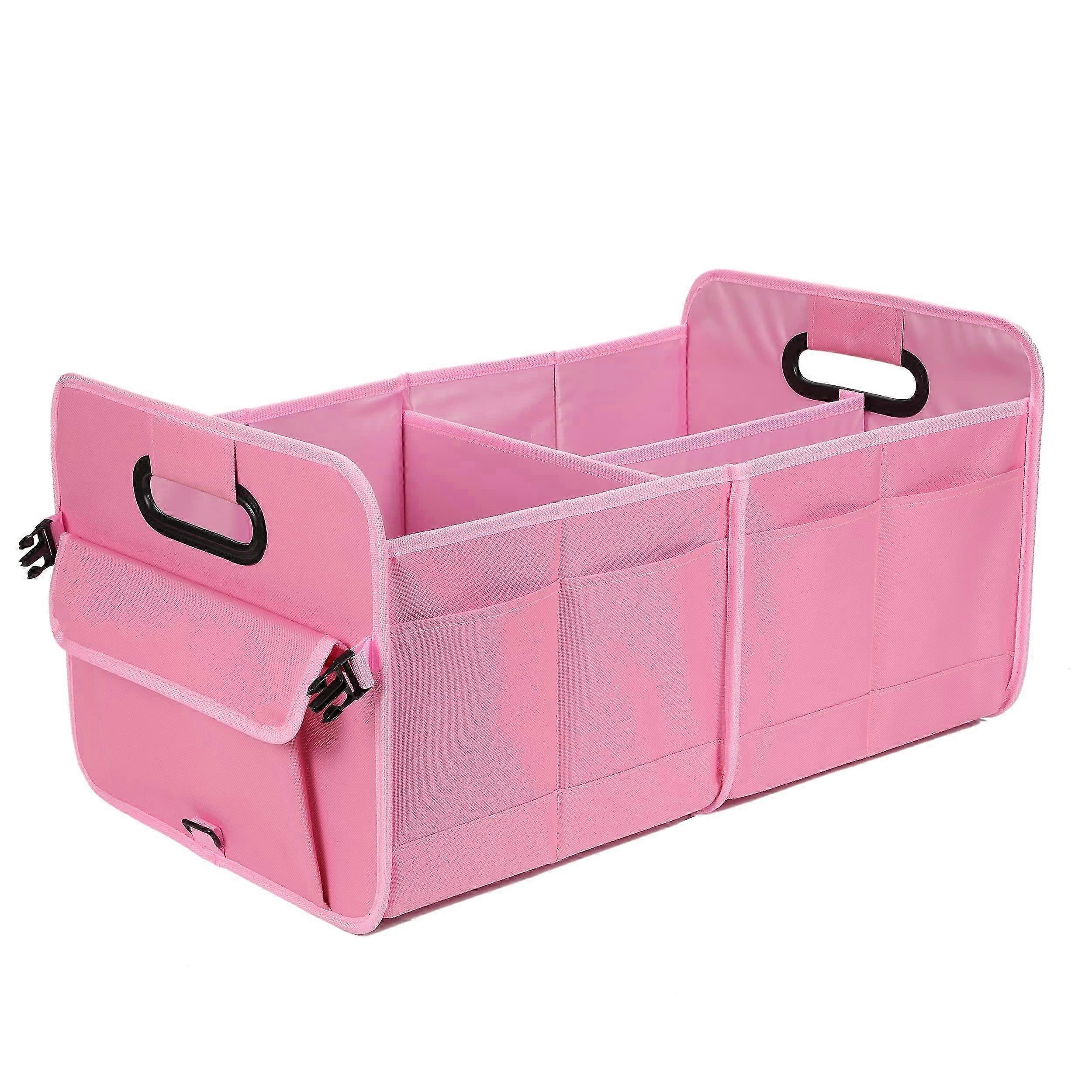 Collapsible Multi Compartment Car Trunk Organizer with Adjustable Straps for SUV 2025