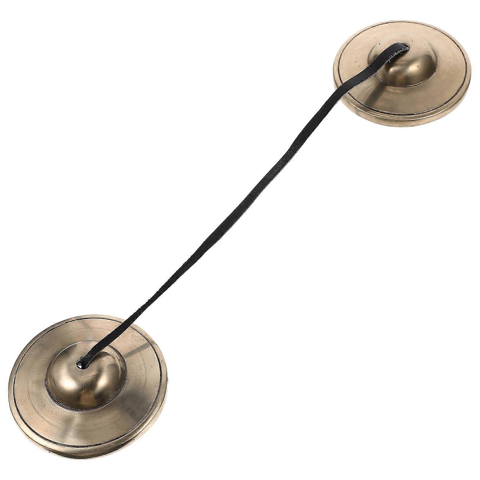 Handmade Meditation Bell Copper Cymbal Bell for Religious Ceremony 3Pcs