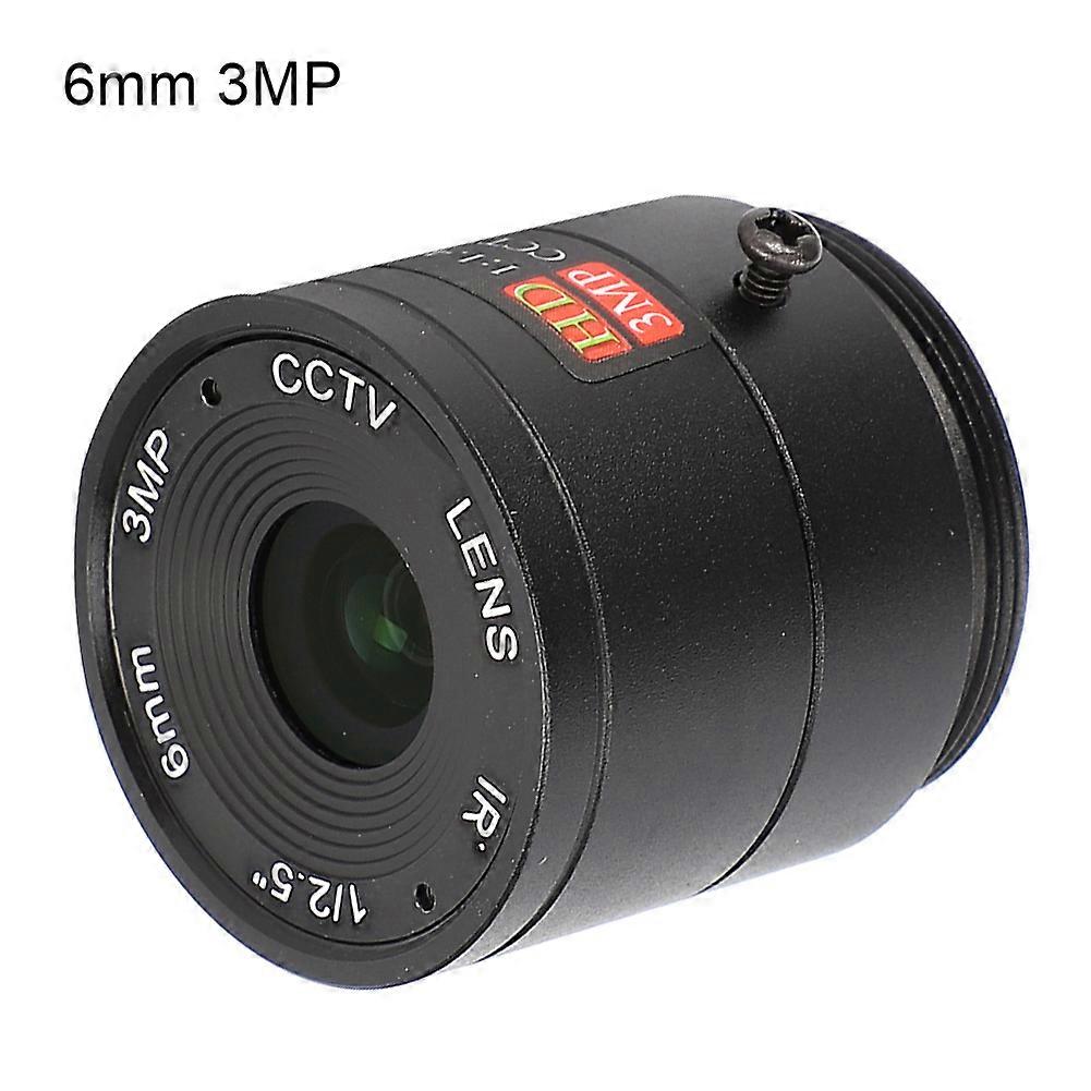 Objectif CCTV 6 mm 3 MP HD F1.4 1/2.5 à monture CS pour caméra