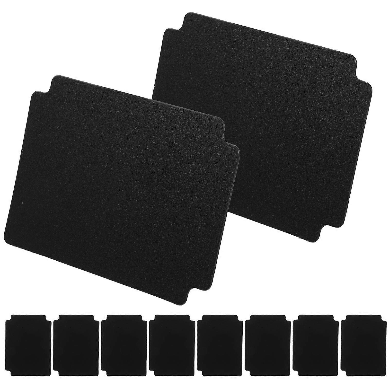 Trading Card Separator 10Pcs Plastic Divider Cards For Games Sports Black Color Organizing Storage 9.30X7.00X0.10CM