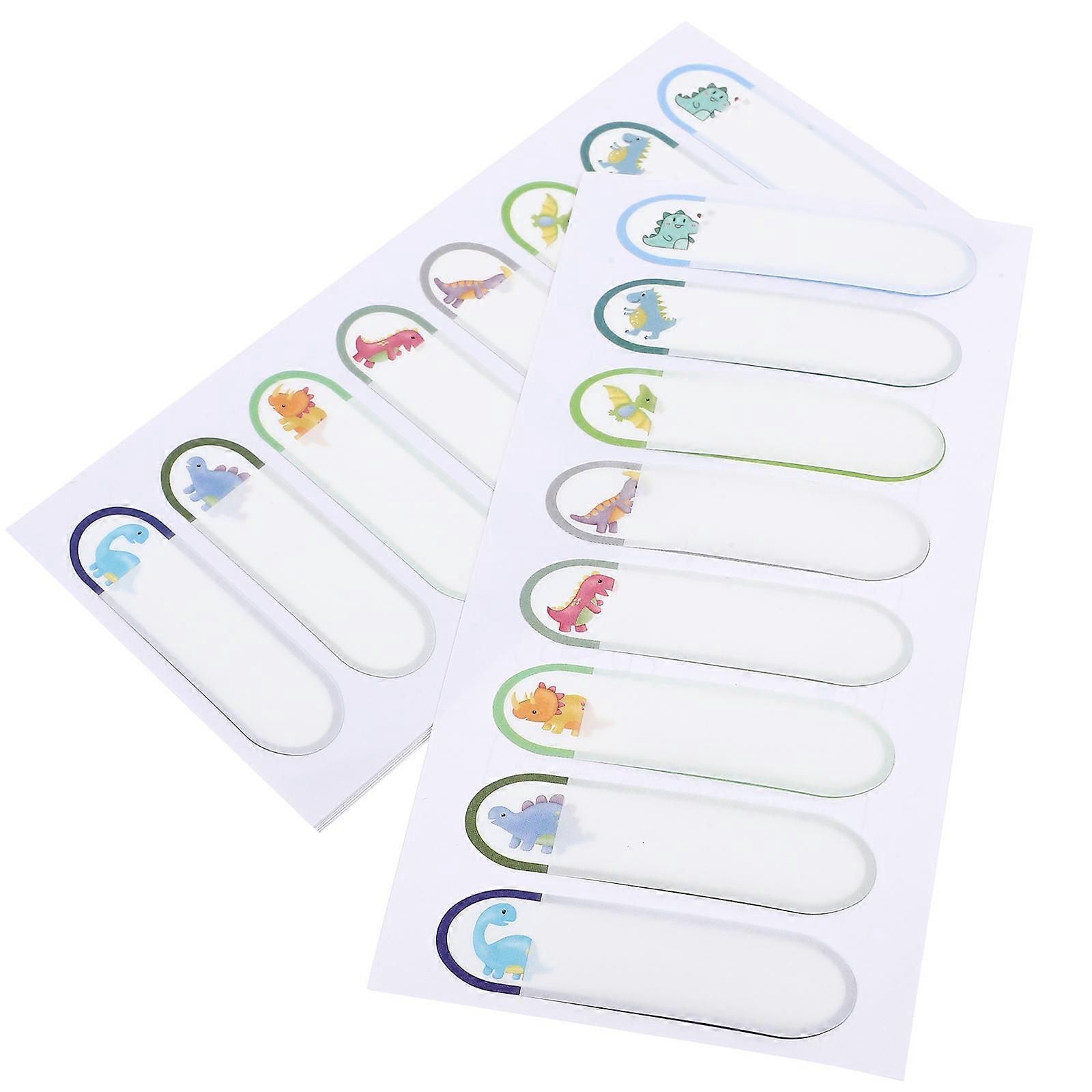 Dinosaur Stickers Bottle Sticker Creative Encouragement Decals 10 Sheets