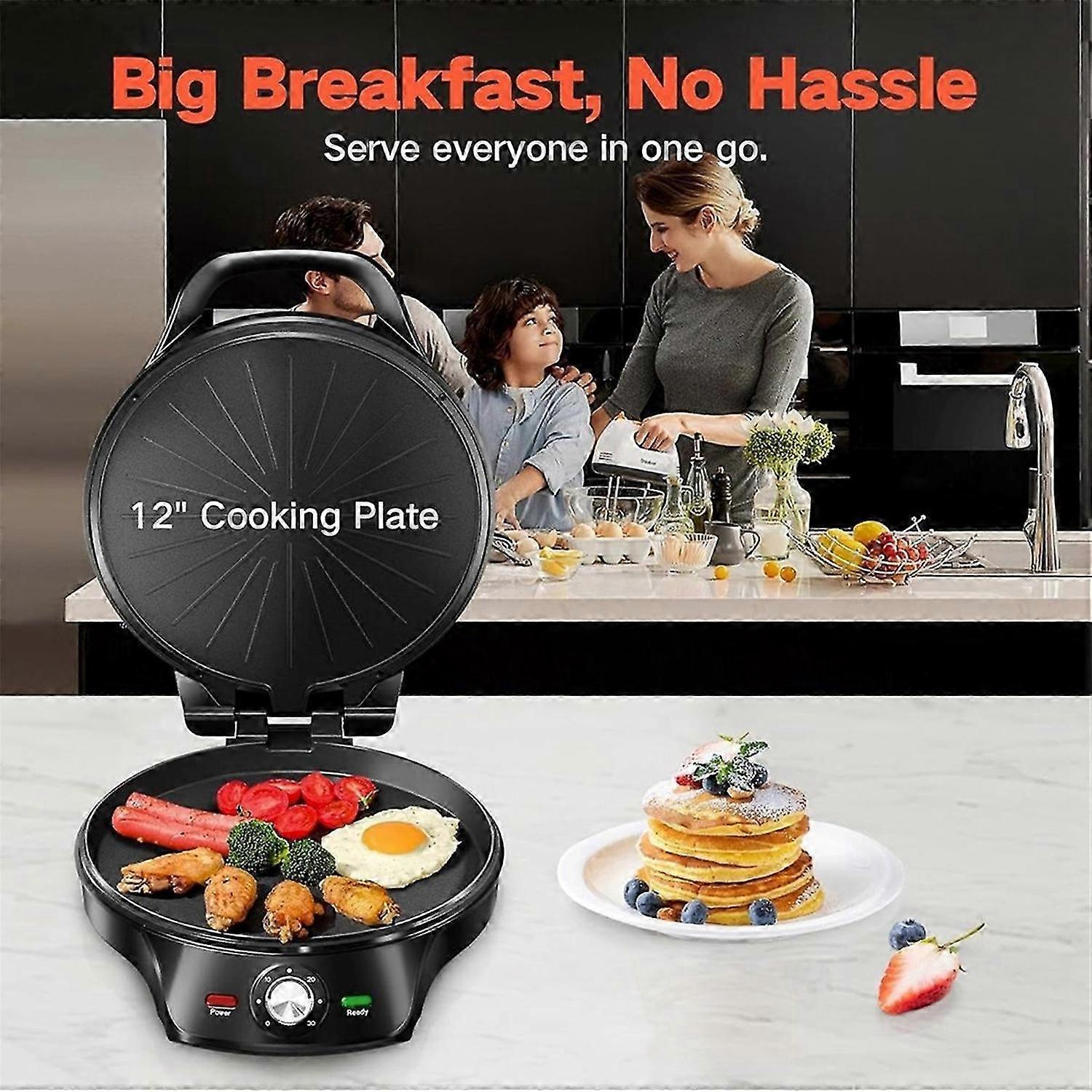 Pizza Maker Electric Griddle Nonstick Countertop Pizza Oven EU Plug