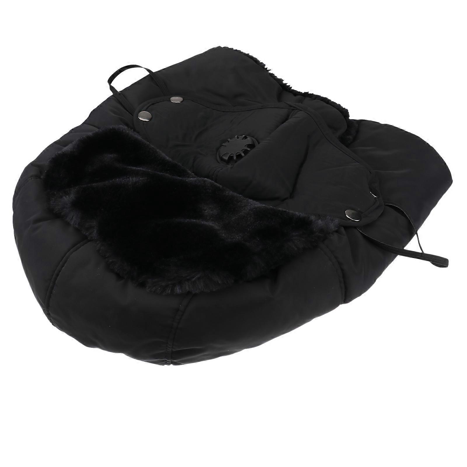 Winter Earflap Cap Cold Hat for Men and Women Black