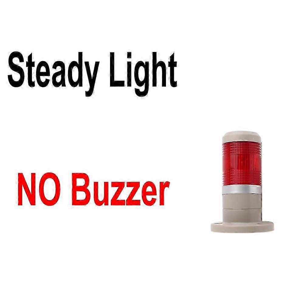 DC12V/24V Industrial Multilayer Warning Signal Tower Stack Lamp Steady Flash light Alarm caution machinery Buzzer/NO AC110V/220V 2025