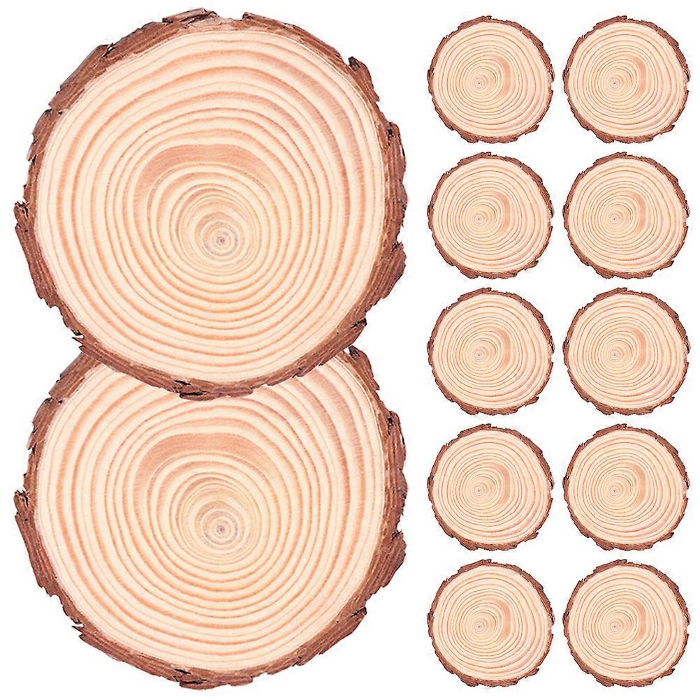 Wooden Slices for Craft Unfinished Round Slices 36 Pieces Set