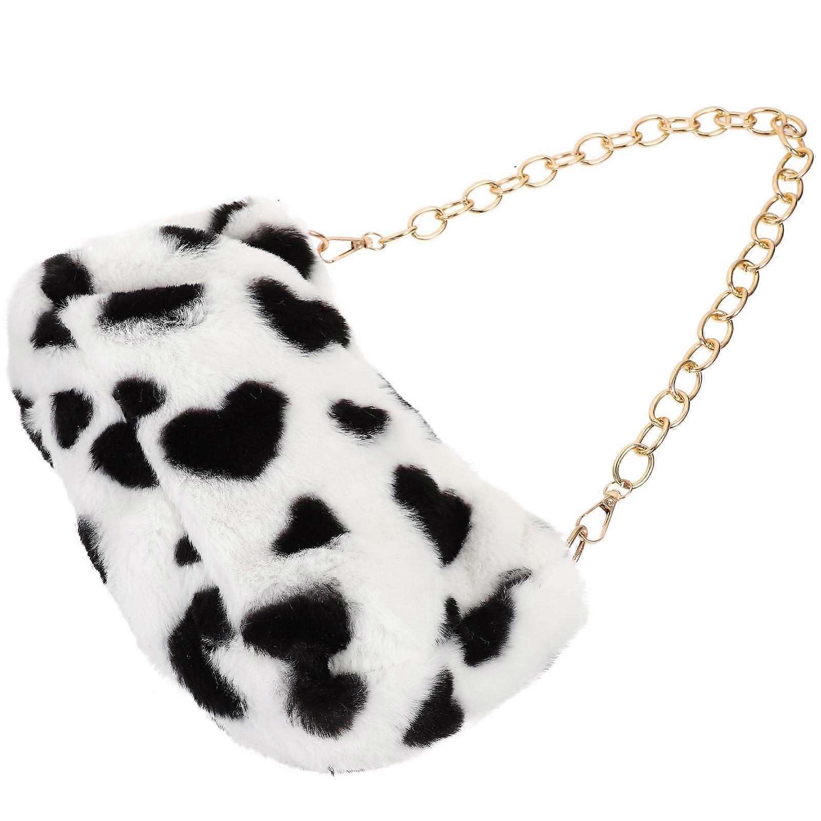 Cow Pattern Fashion Shoulder Bag for Woman Use with Crossbody Style