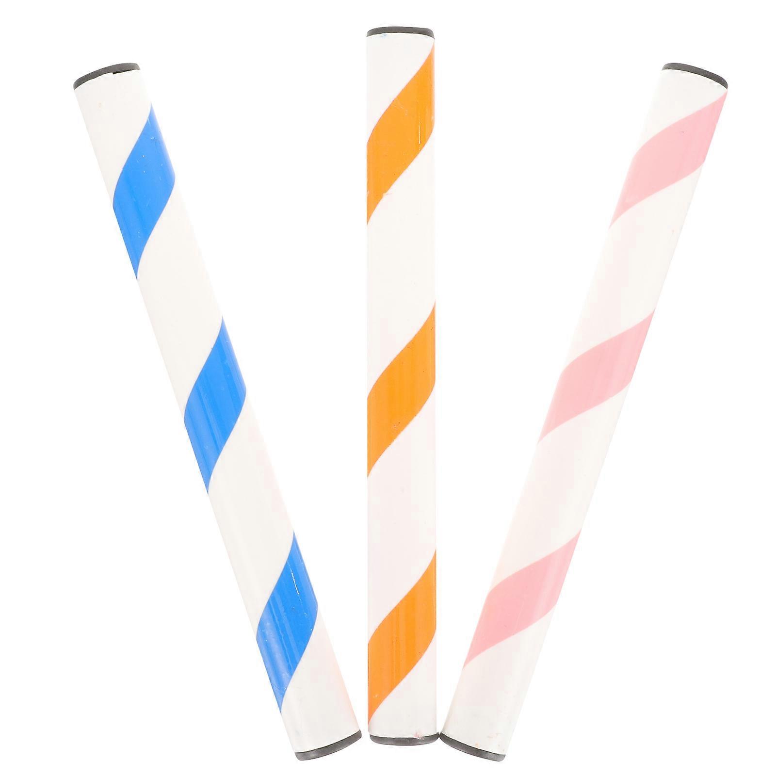 Children Sports Equipment Balance Stick Toys Transfer Sticks for Relay Games Pvc Assorted Color with Safe for Children Function 3Pcs