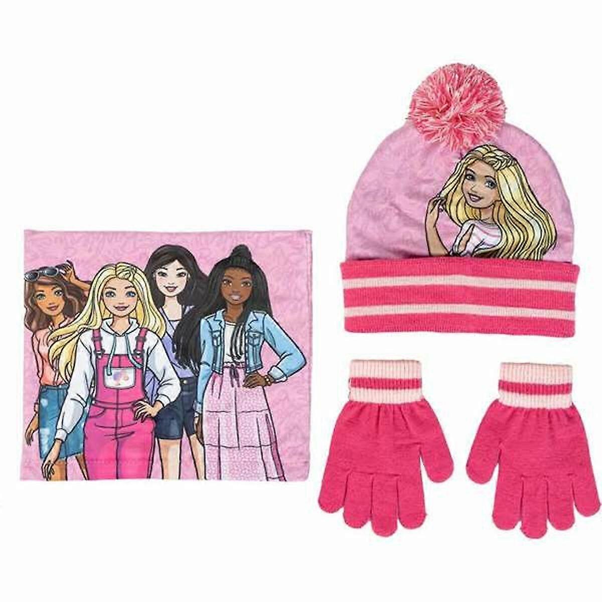 Hat, Scarf and Gloves Barbie 2-8 Years