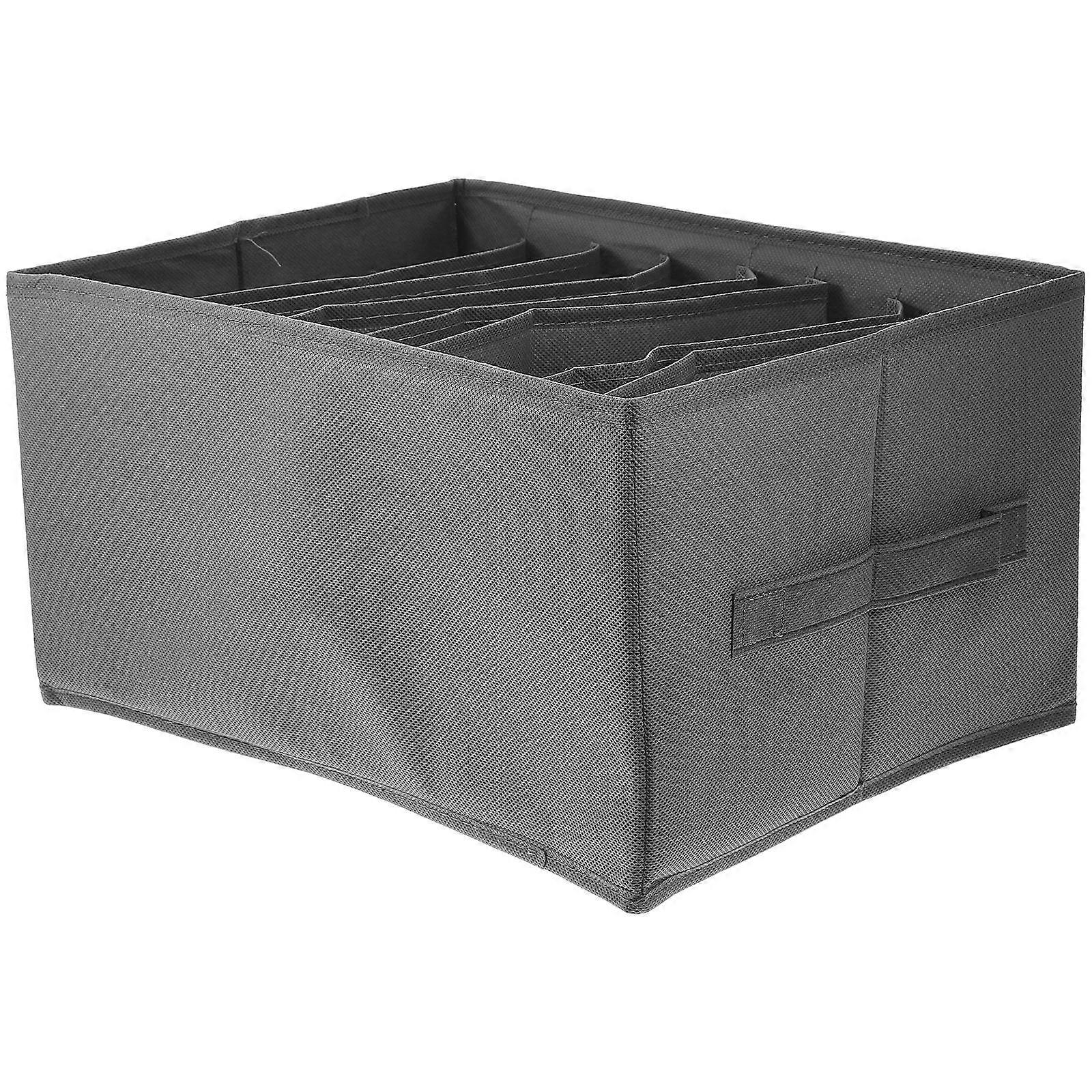 Multi-Grid Clothes Organizer Foldable Wardrobe Clothes Holder for Storage
