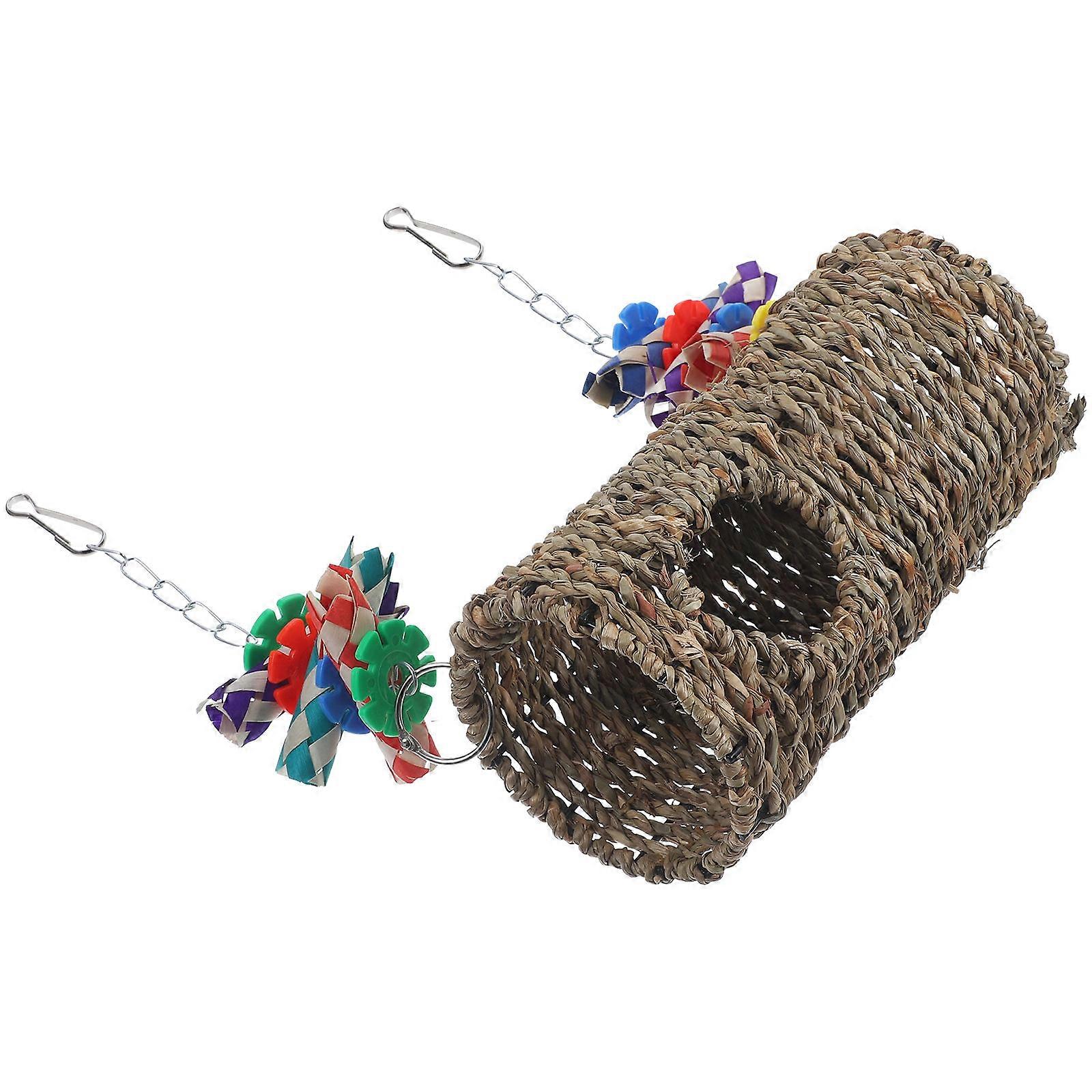 Bird Perch Hanging Toy for Parakeet Climbing Bird Stand 2Sets