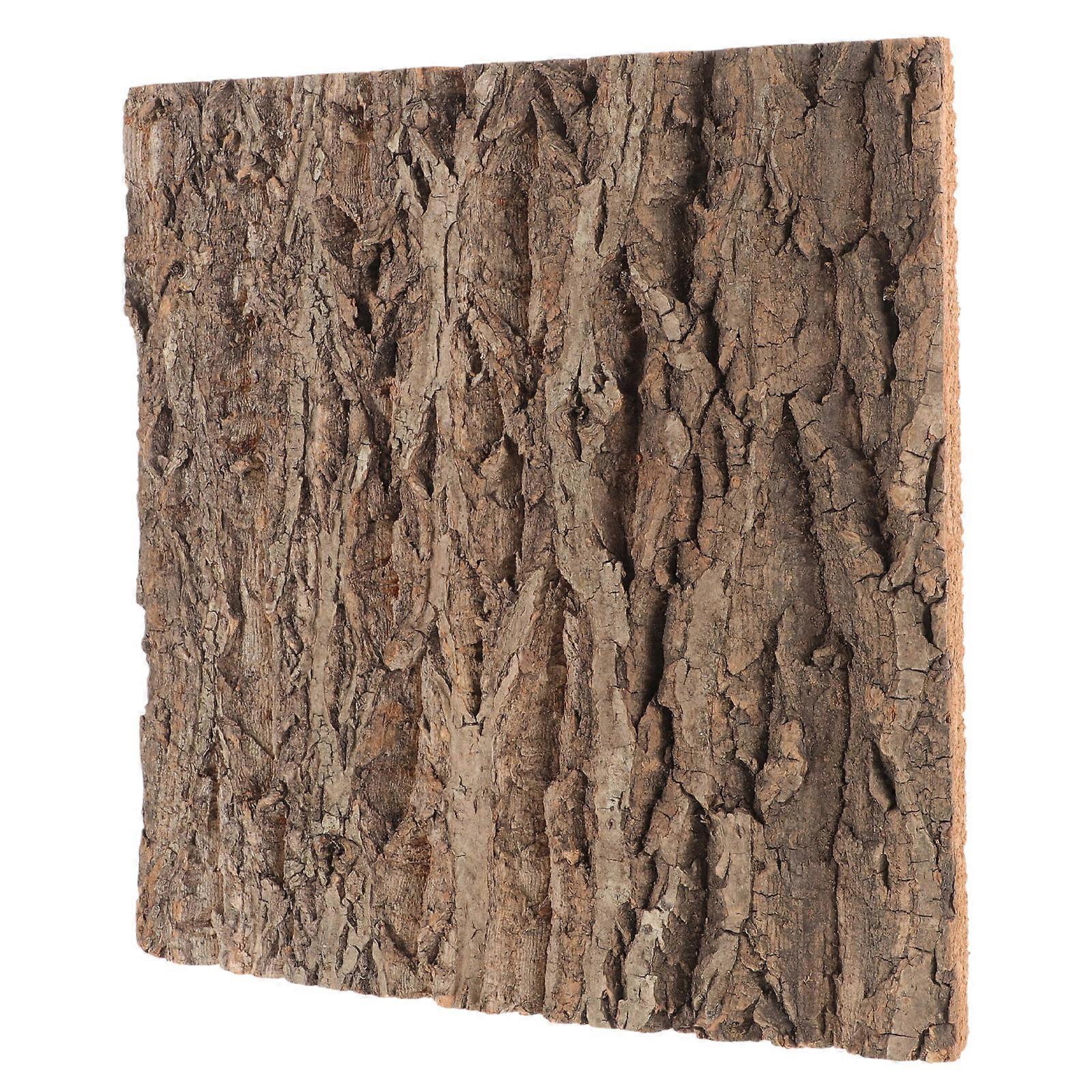 Reptile Cork Bark Decor for Tank Background 3Pcs Cork Terrarium Bark