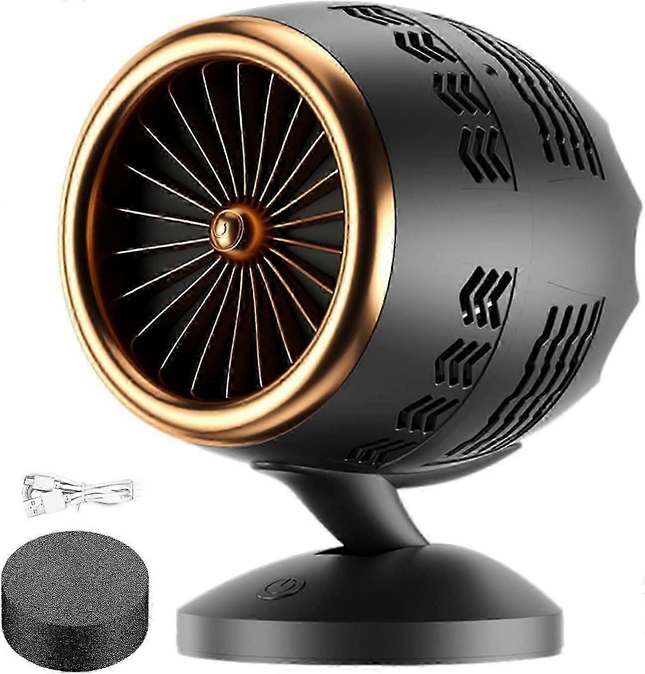 Mini Portable Range Hood, Portable Cooking Hood with 3200RPM Rotation Speed and Powerful Suction (Black) myi