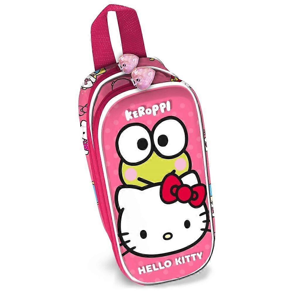 Hello Kitty 3D double pencil case for children, cute design