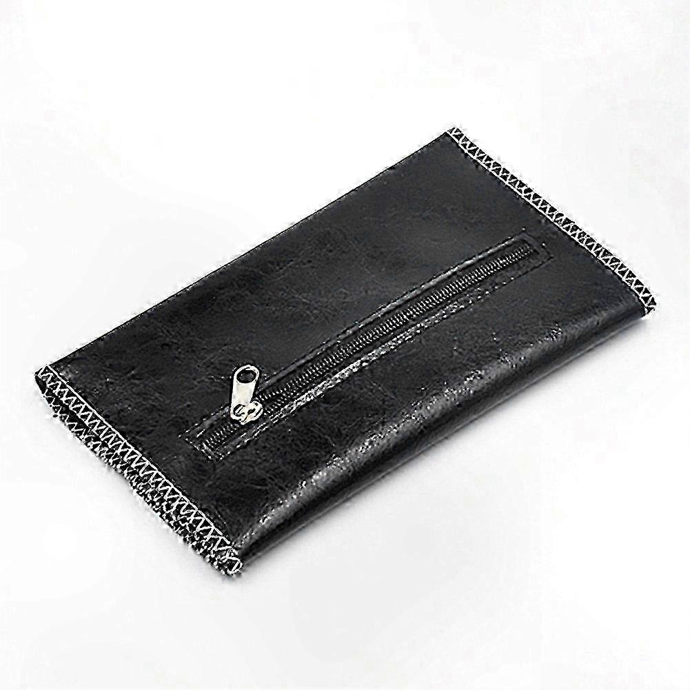 Leather Tobacco Case with Filter and Rolling Paper Storage for Cigarettes