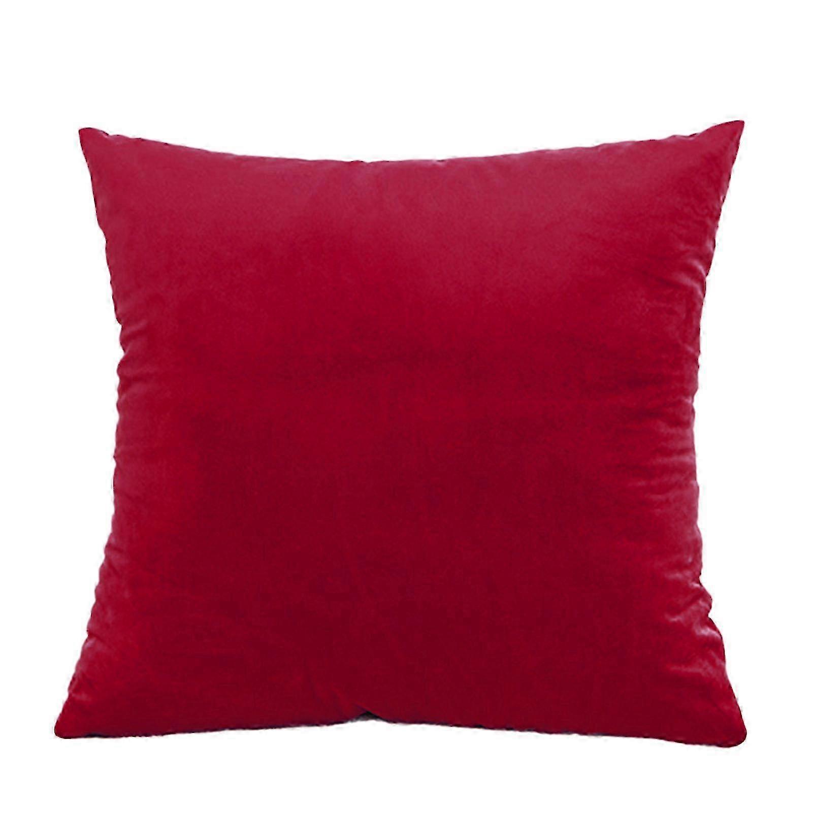 Minimalist Solid Color Cushion Covers Velvet Plain Cushion Case for Home Office Decoration