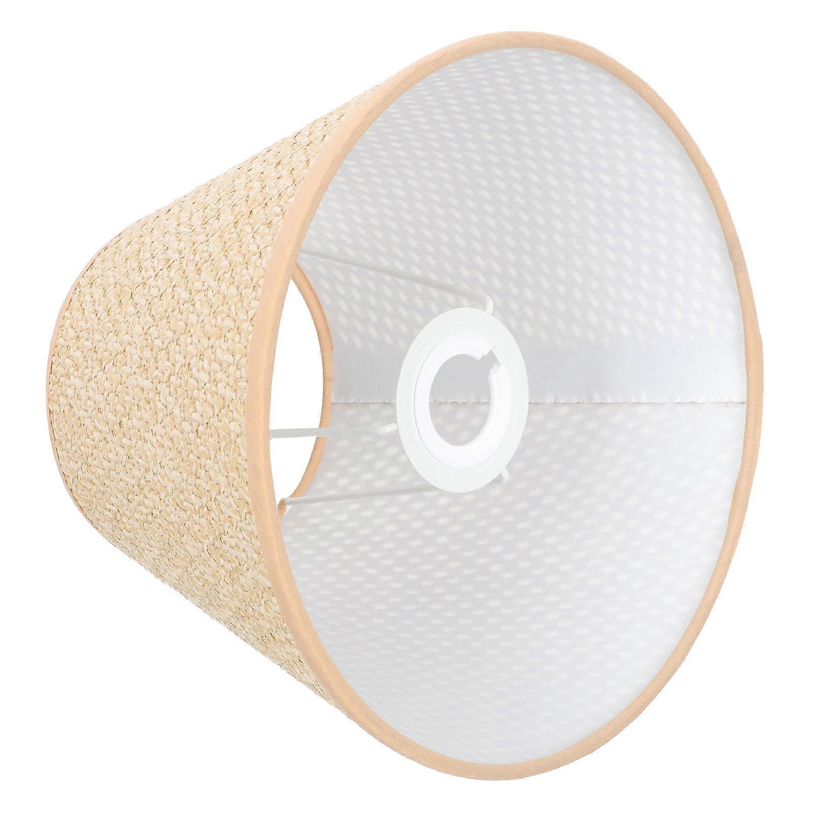 Orange Lampshade 2Pcs for Desk Lamp Weaving Design for Home