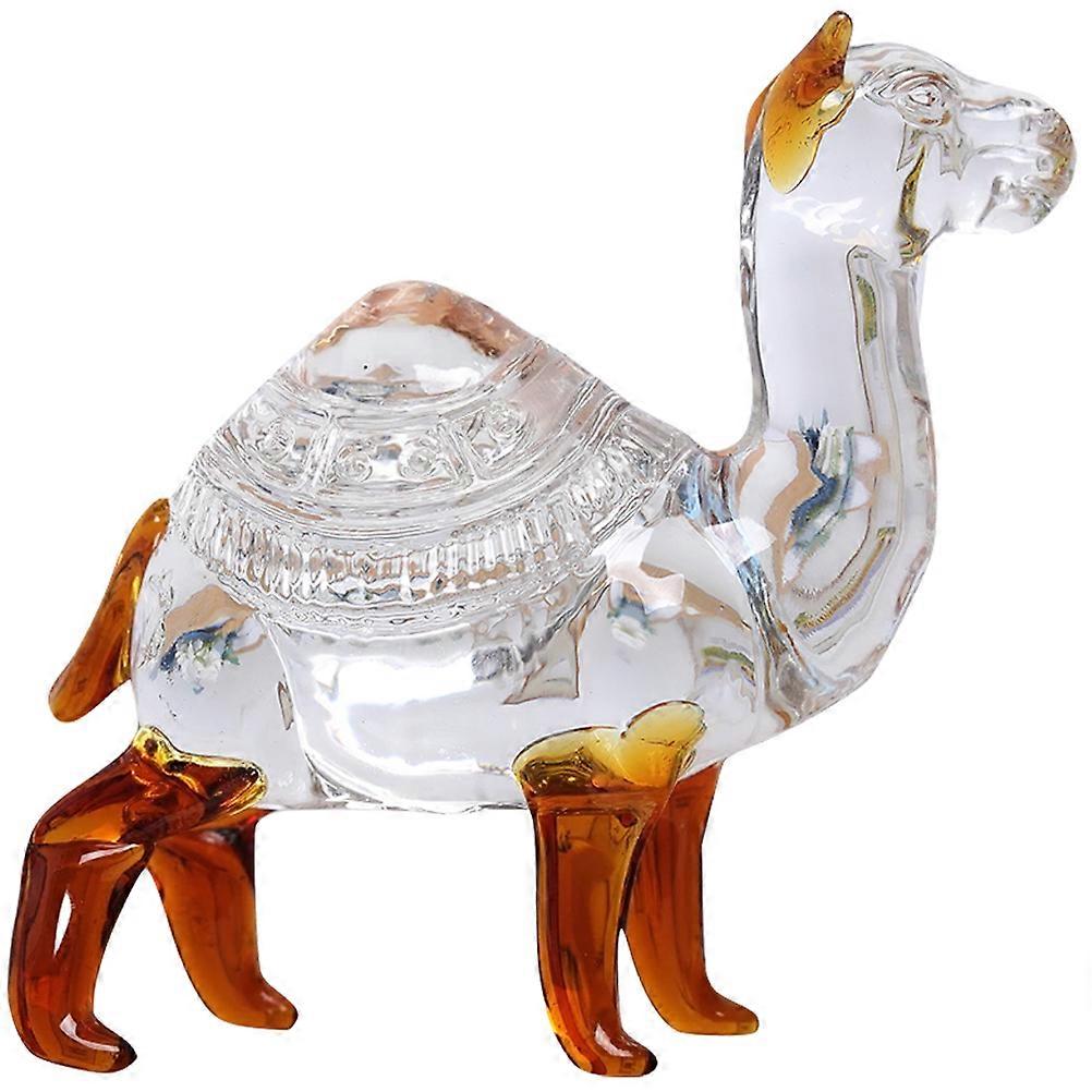 Decorative Camel Ornament 3Pcs Perfect For Backyard Pond Decoration 9.5x9x3.5cm Crafted With Synthetic Crystal