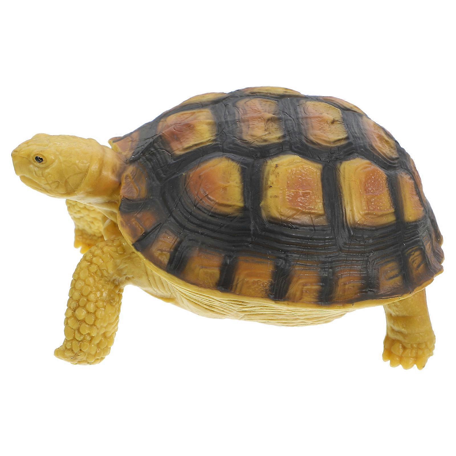 Tortoise Ornament Plastic Toy Turtle for Decoration 5Pcs Set