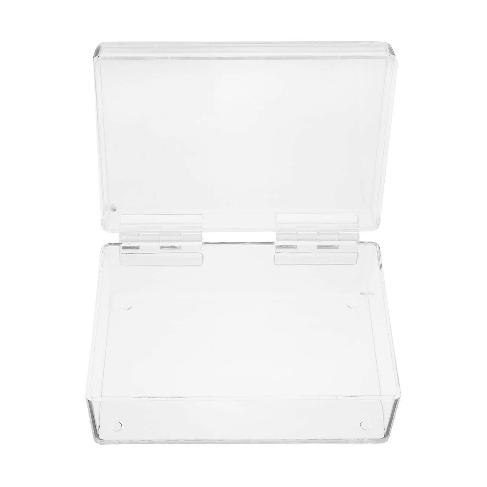 Clear Acrylic Storage Box for Office Storage with Lid