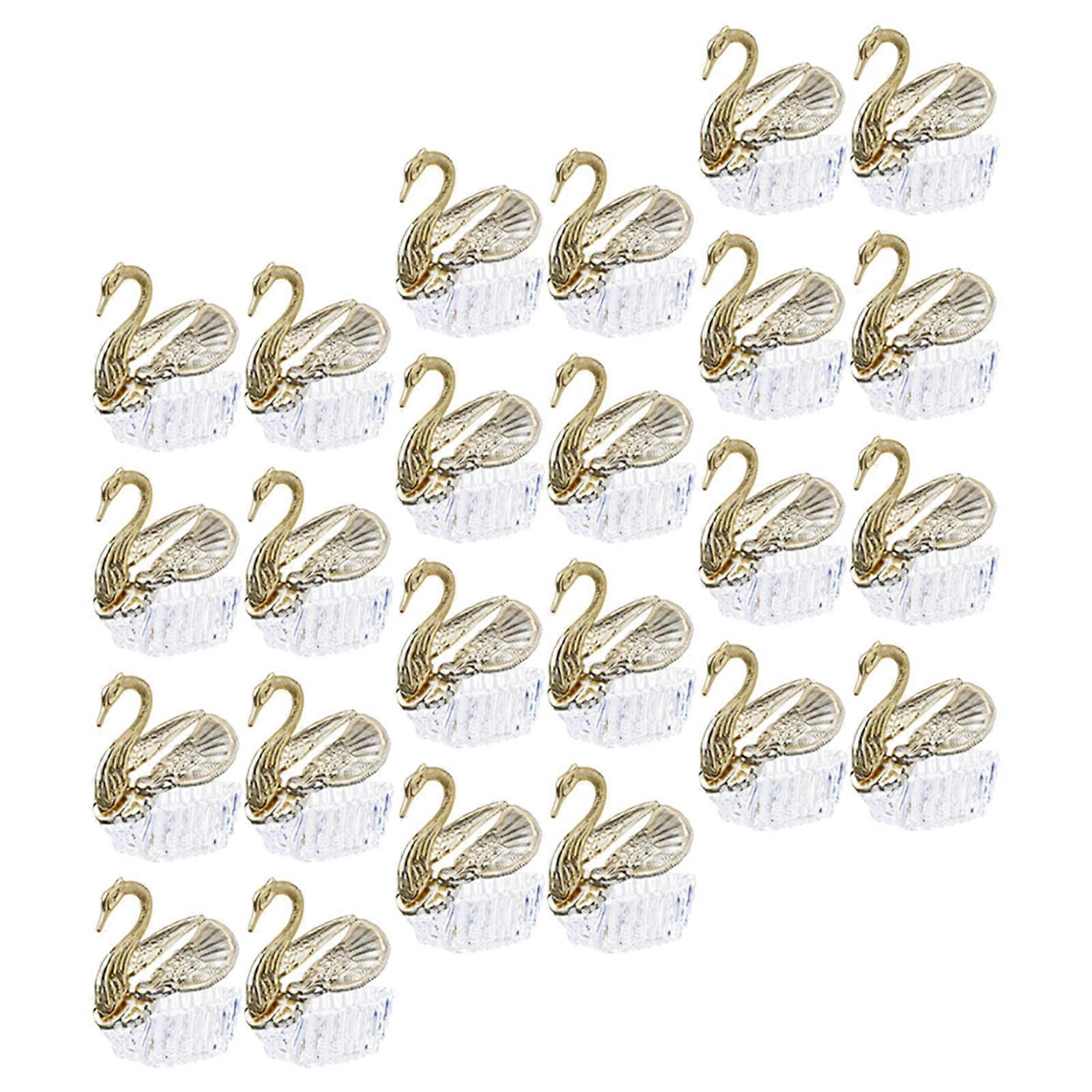 Golden Candy Containers Wedding Candy Boxes for Storage 48Pcs