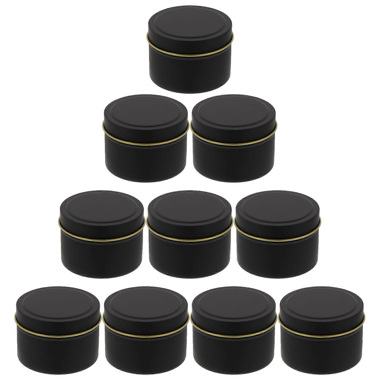 Tinplate Storage Can for Candy and Candle Gift 3Sets 10 Pieces