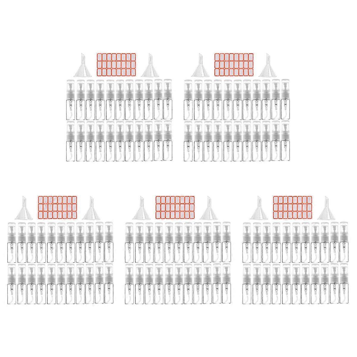 120Pcs 3ML Bottle Small Cosmetic Packing Atomizer