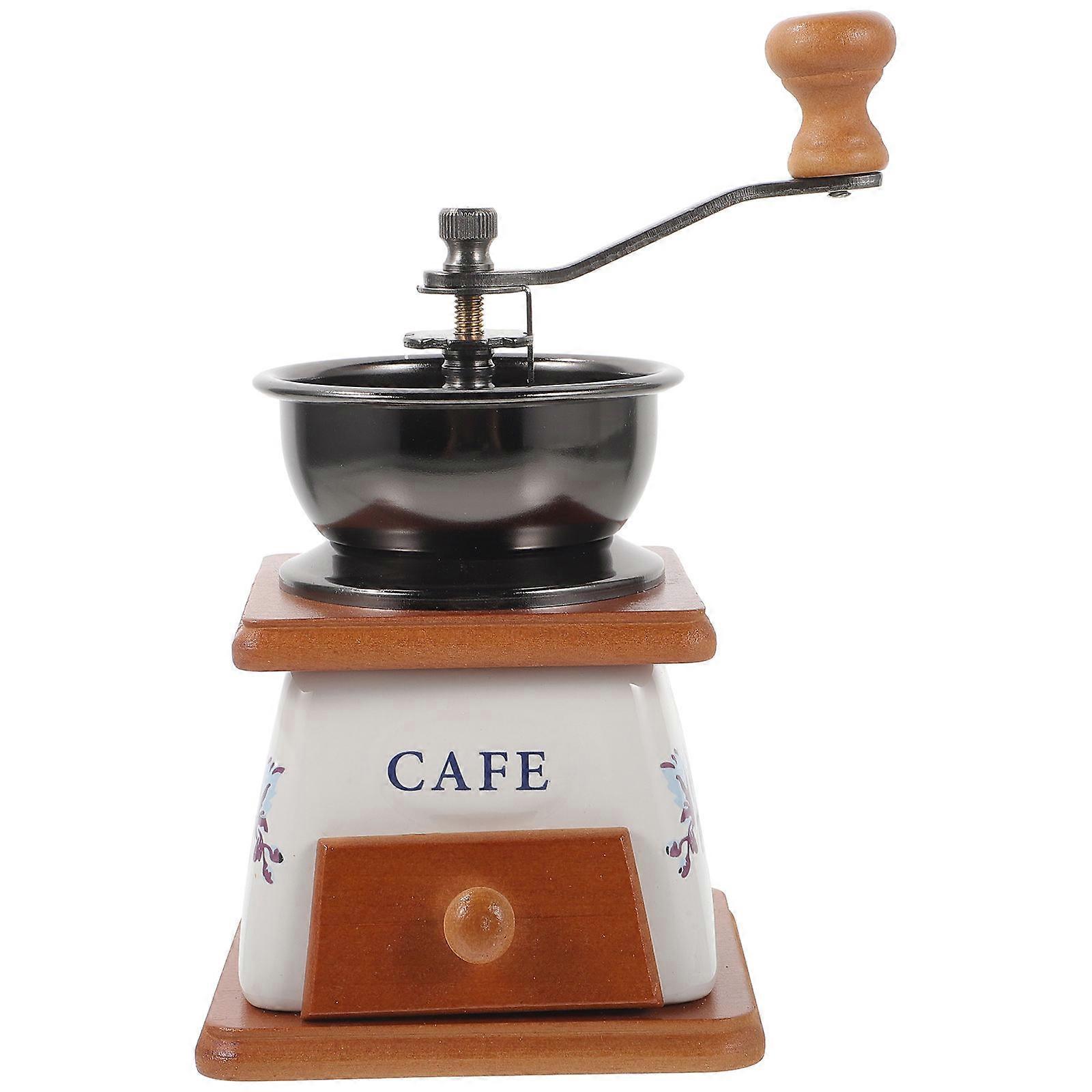 Coffee Grinder Hand Vintage Design For Kitchen Preparation Iron Material 1Pc