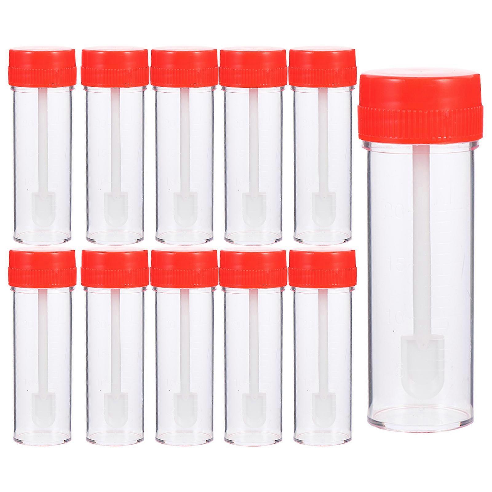 Disposable Stool Sampling Tubes Medical Sample Tubes 12Pcs Pack