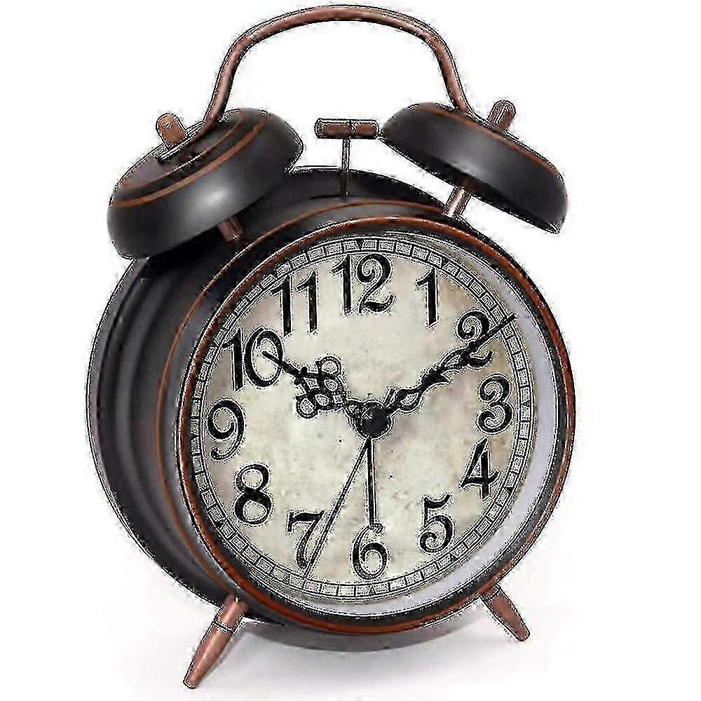 heavy sleepers alarm clock with twin bell and backlight