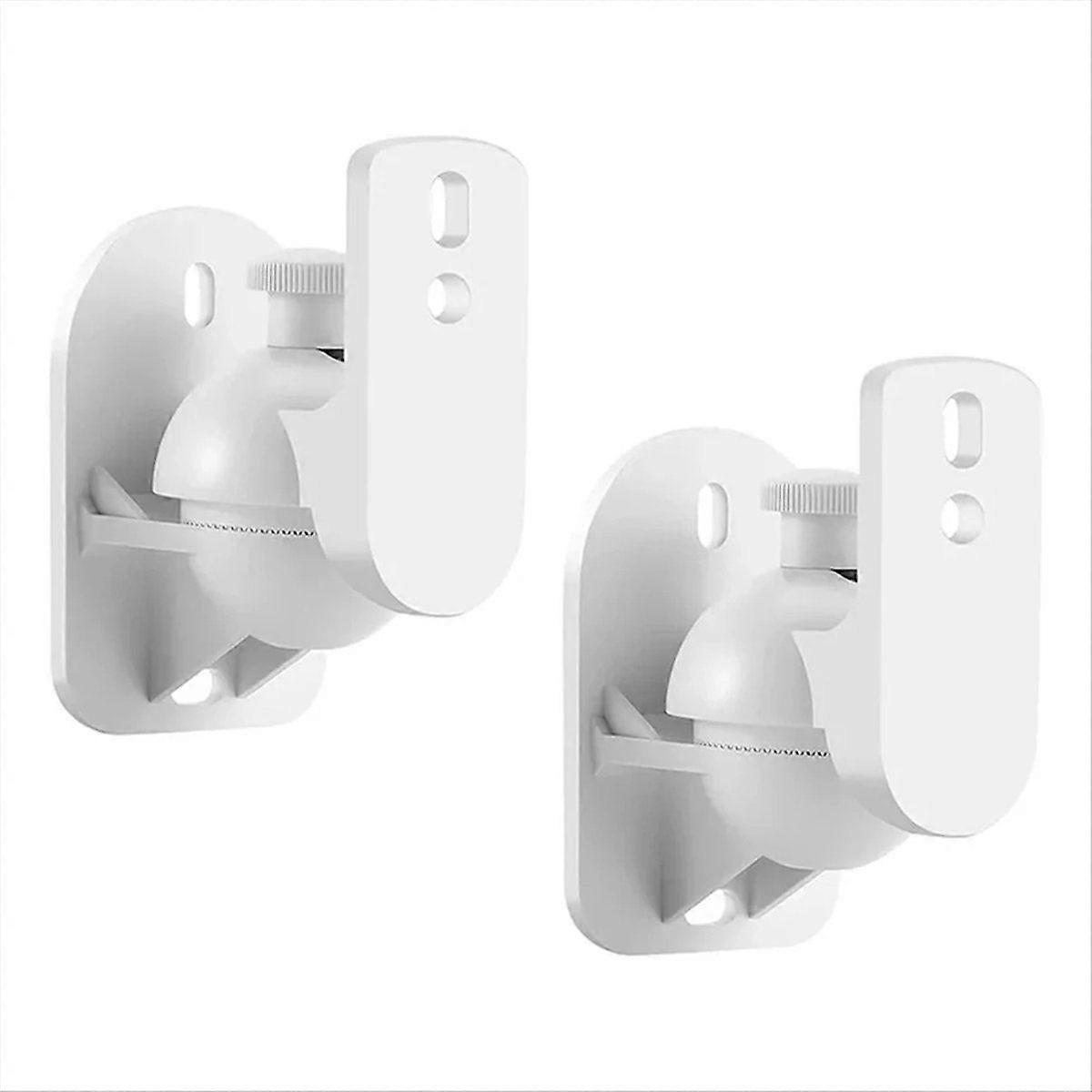 2 PCS Universal Speaker Wall Mount Bracket Ceiling Stand Clamp