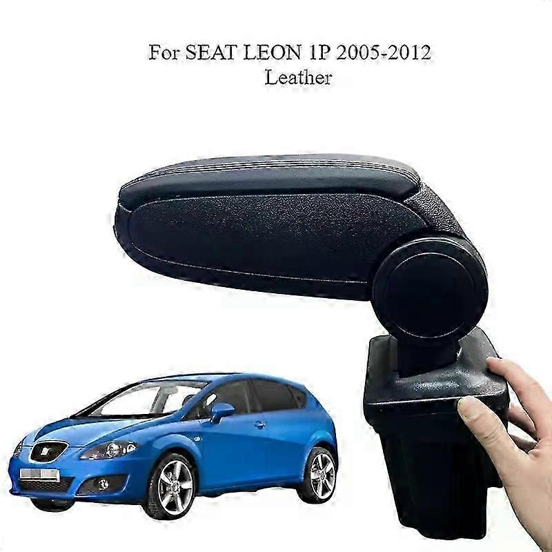 Armrest For Seat Leon 1p 2005-2012 Fit Center Console Storage Box Vehicle Accessories Comfortable Driving