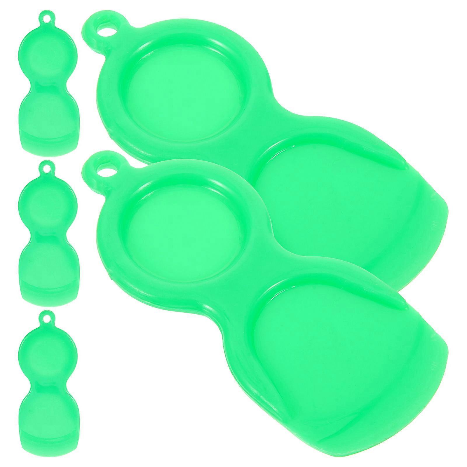 for Scraping with 5Pcs Small Plastic Scrapers Green