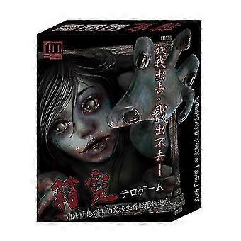 Jogo de tabuleiro Hako Onna requintado, cartas, fantasmas, jogos japoneses 25-26