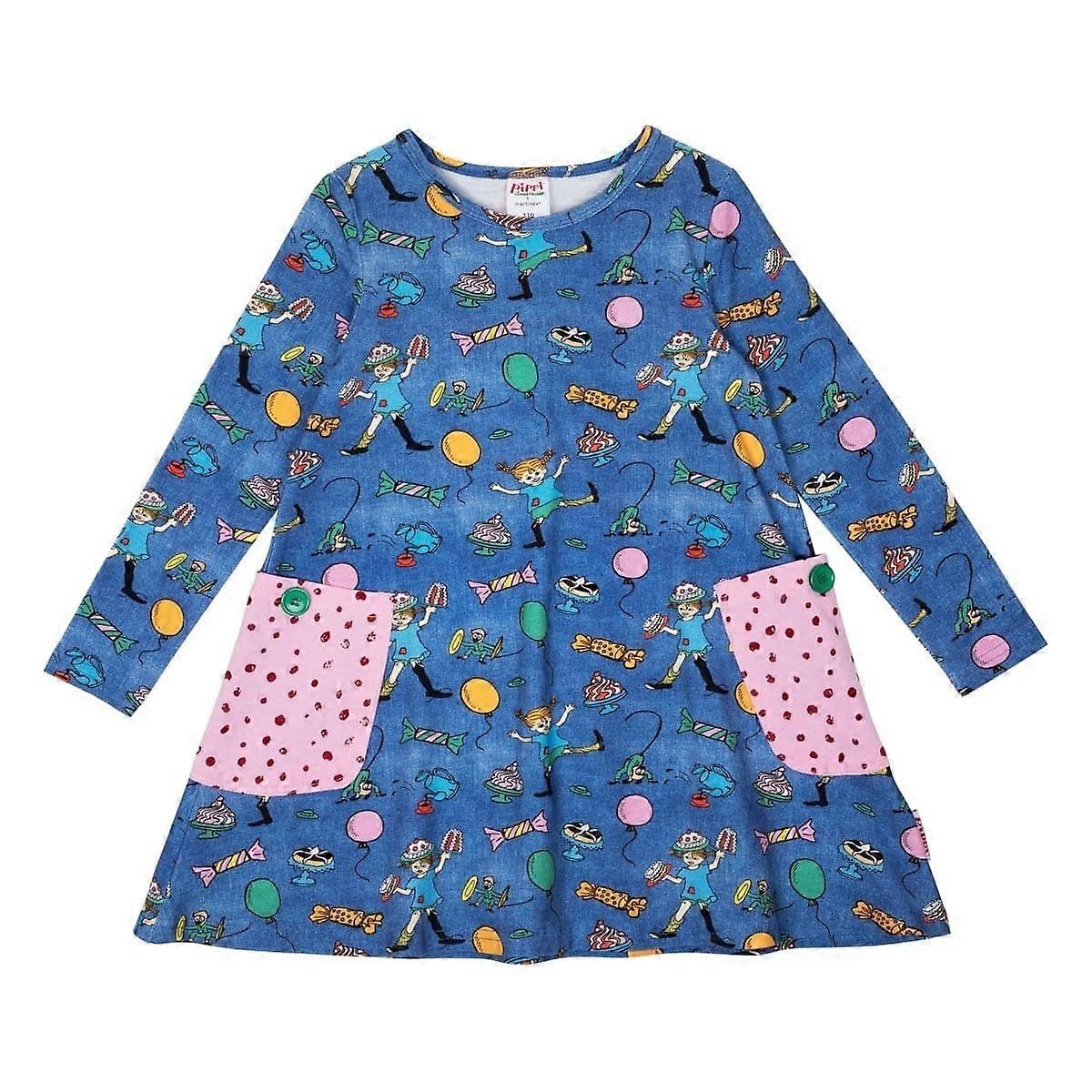 Pippi Langstrumpf Party Pippi Kleid Denim