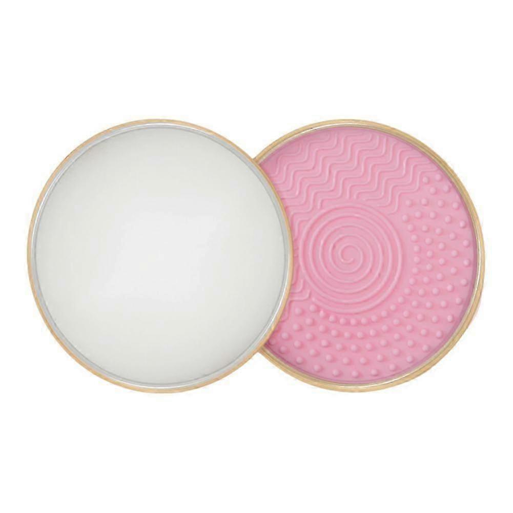 Make-up Borstel Reinigende Zeep Perzik Zeep Met Borstel Pad Make-up Borstel Reiniger