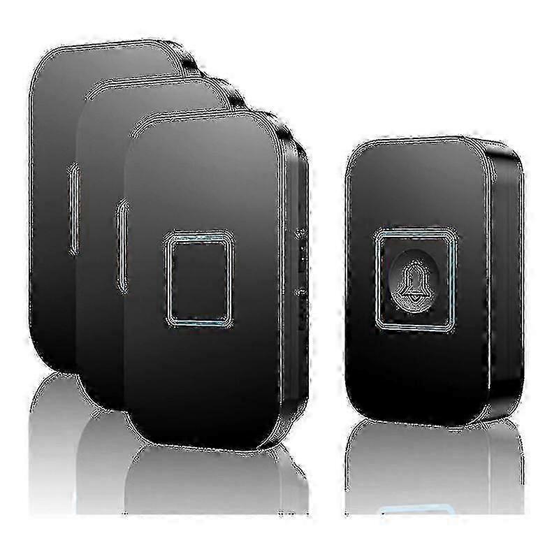 Ultra-long Range 400m Wireless Doorbell Chime Kit, Ip55 Weatherproof With Led Light, Volume Control And Over 60 Melodies