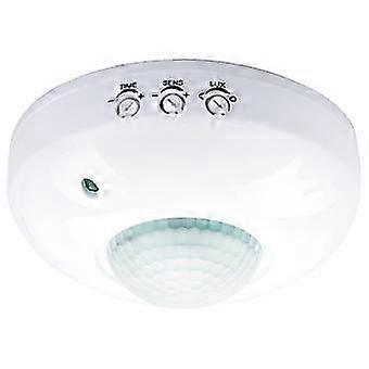 PIR Motion Light Switch, 360 Degree Ceiling Mounted, 1200W Max 220-240V AC with Time-Delay & LUX Adjustment
