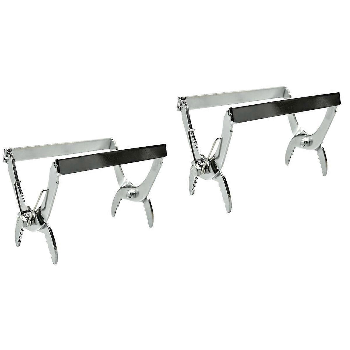 2pcs Beekeeping Tool Beehive Frame Clip Lifter Capture Grip Nests Box Jig Beekeeping Tools Bees Nests Box Clip Frame Holder Lifter (Silver)