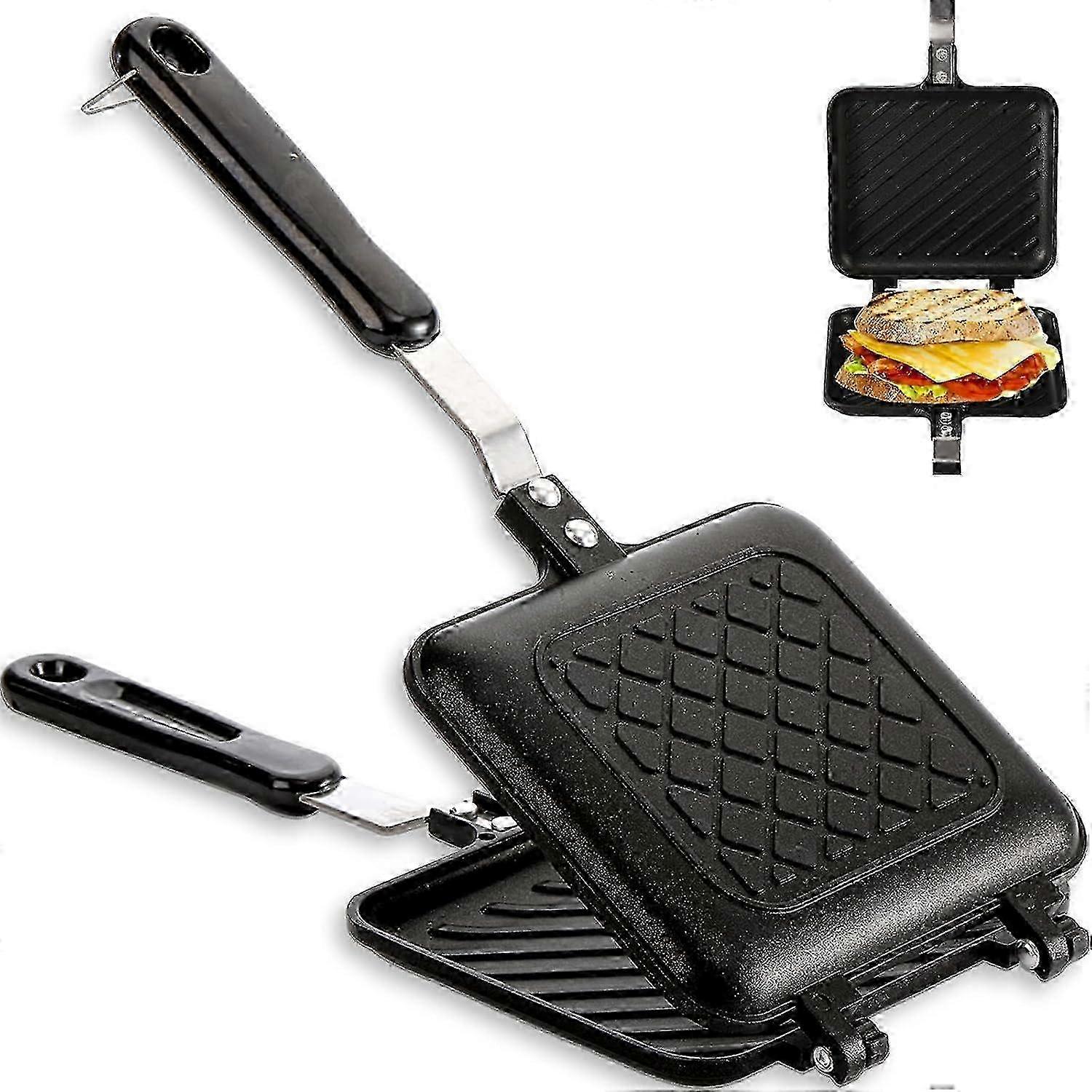 25-26 Sandwich Maker, Non-Stick Plates, for Grilled Sandwiches and Paninis