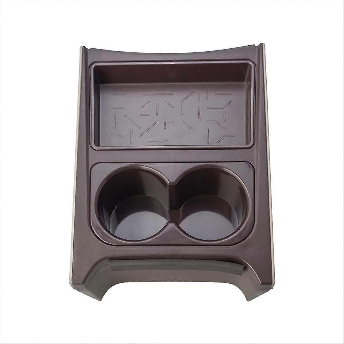 Car Seat Aisle Double-Layer Storage Box Bracket Tray Purple