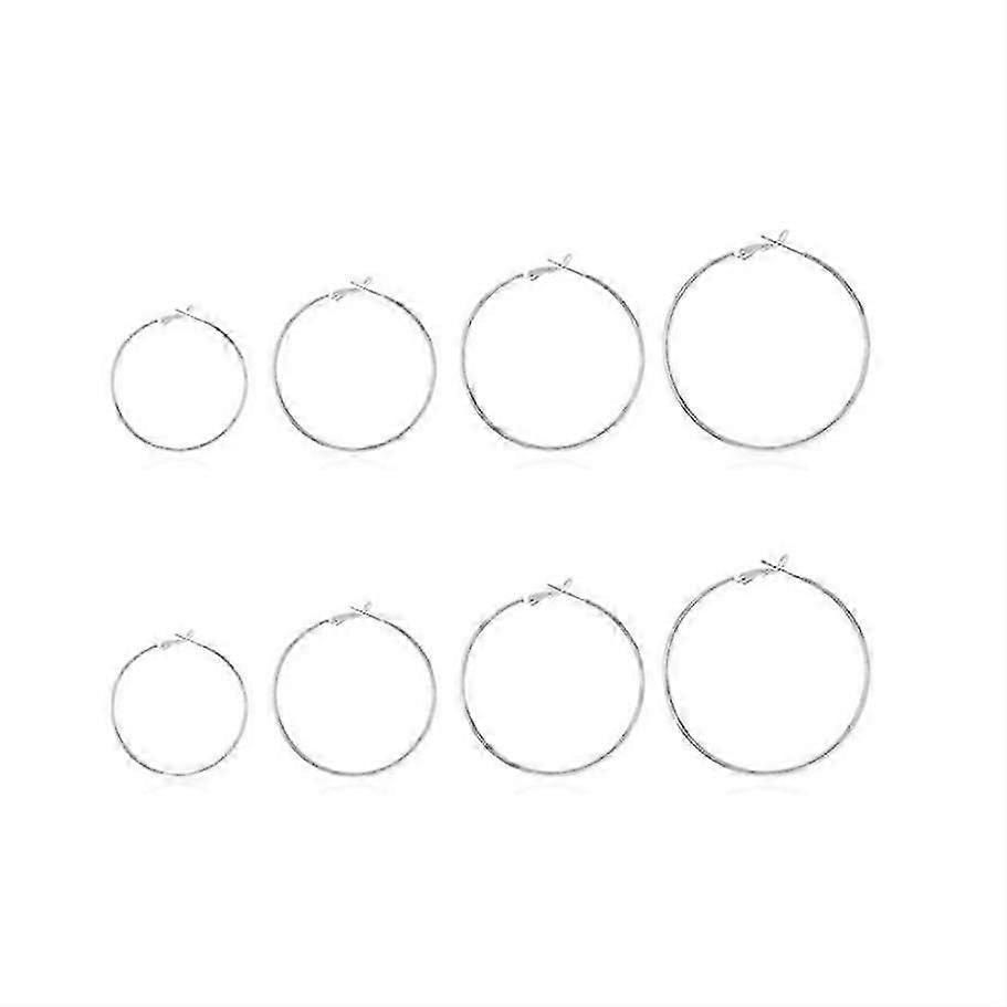 Hoop Earrings Set Hypoallergenic for Women's