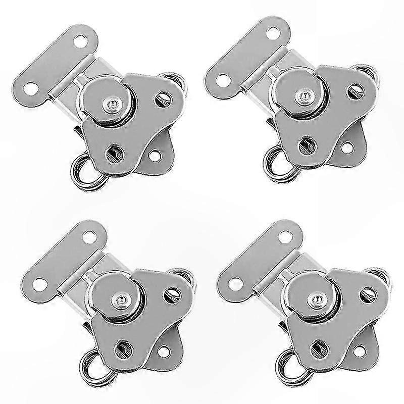 4-Pack Stainless Steel Twist Latch with Butterfly Draw Latch for Case Box