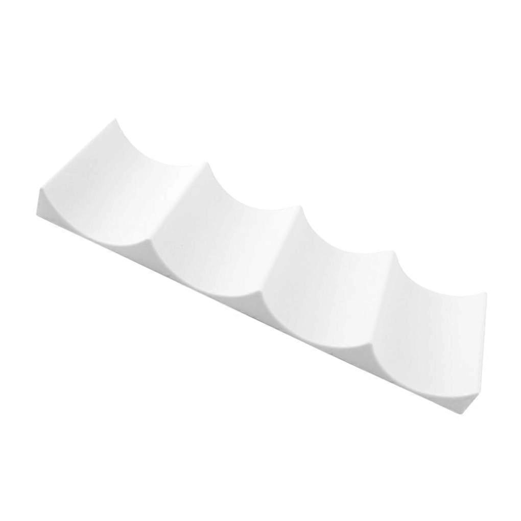 Bottle Rack DIY Prop, SpaceSaving Compact Can Bracket Tin Holder, NonSlip Base, White Kitchen Decor