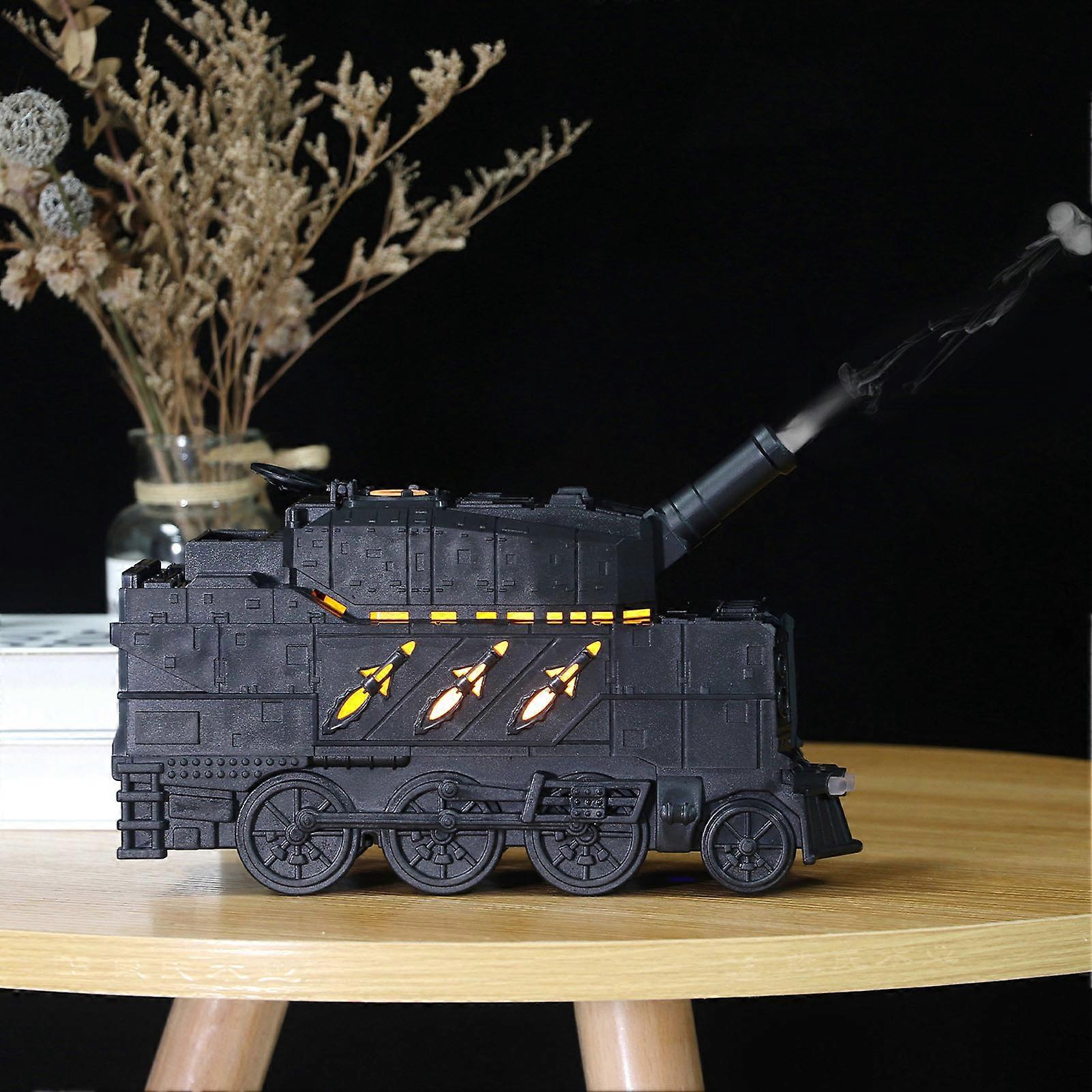 Aromatherapy Diffuser Home Quiet Essential Oil Cool Mist Humidifier Set Tank Shaped 300ml US Plug 