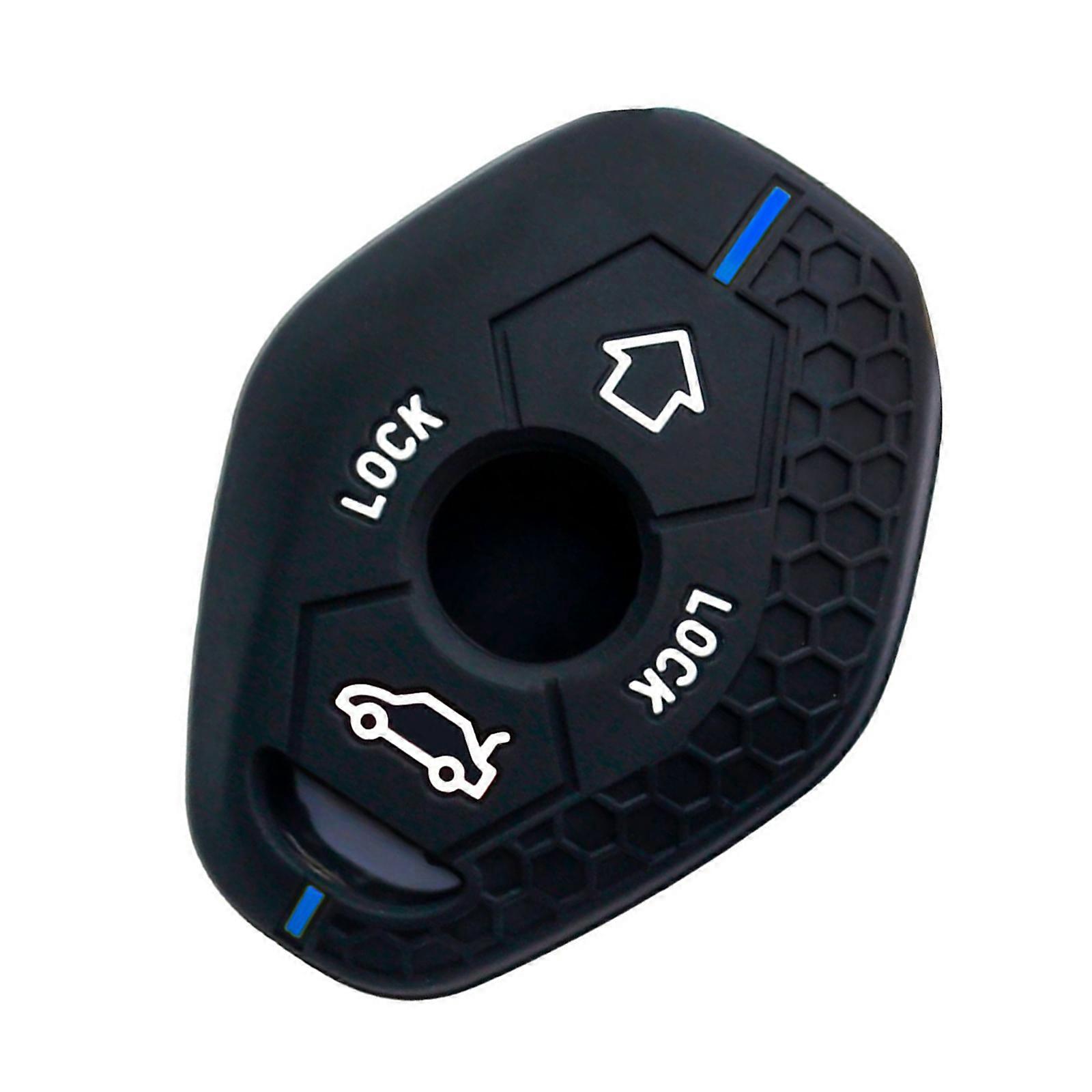 Scratchproof Protective Shell Full Protection Key Fob Case Cover Waterproof Remote Key Cover Silicone Key Case for E46 Multicolor