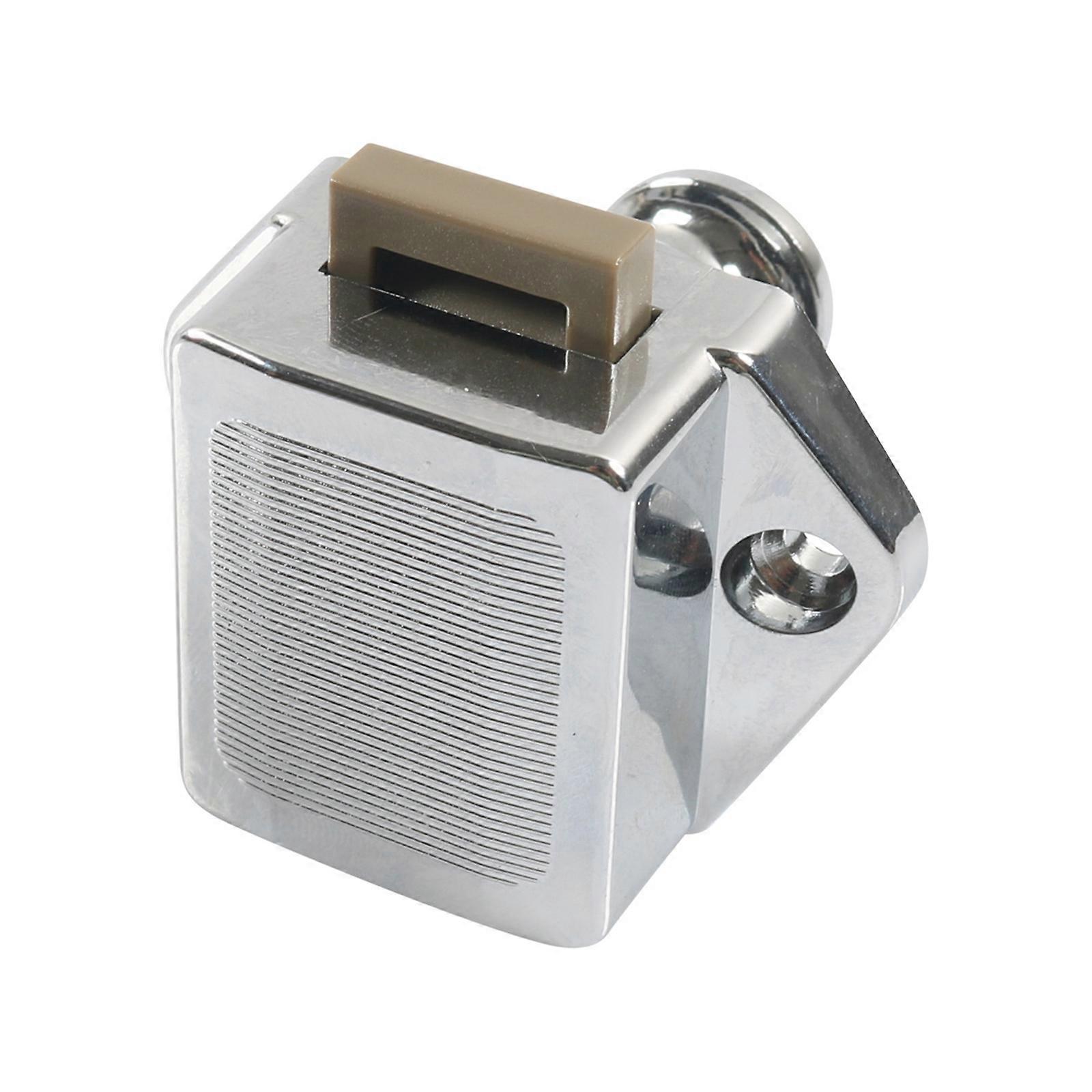 Furniture Push Lock with Reinforced Construction Shockproof Cabinet Door Latches Push Button Locking System for House Use Multicolor