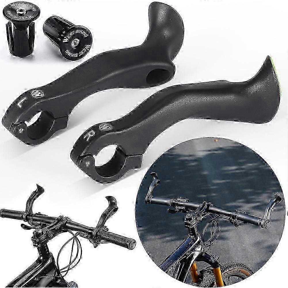 Ergonomic MTB Handlebar Extensions with Auxiliary Ends for 222mm Bicycles