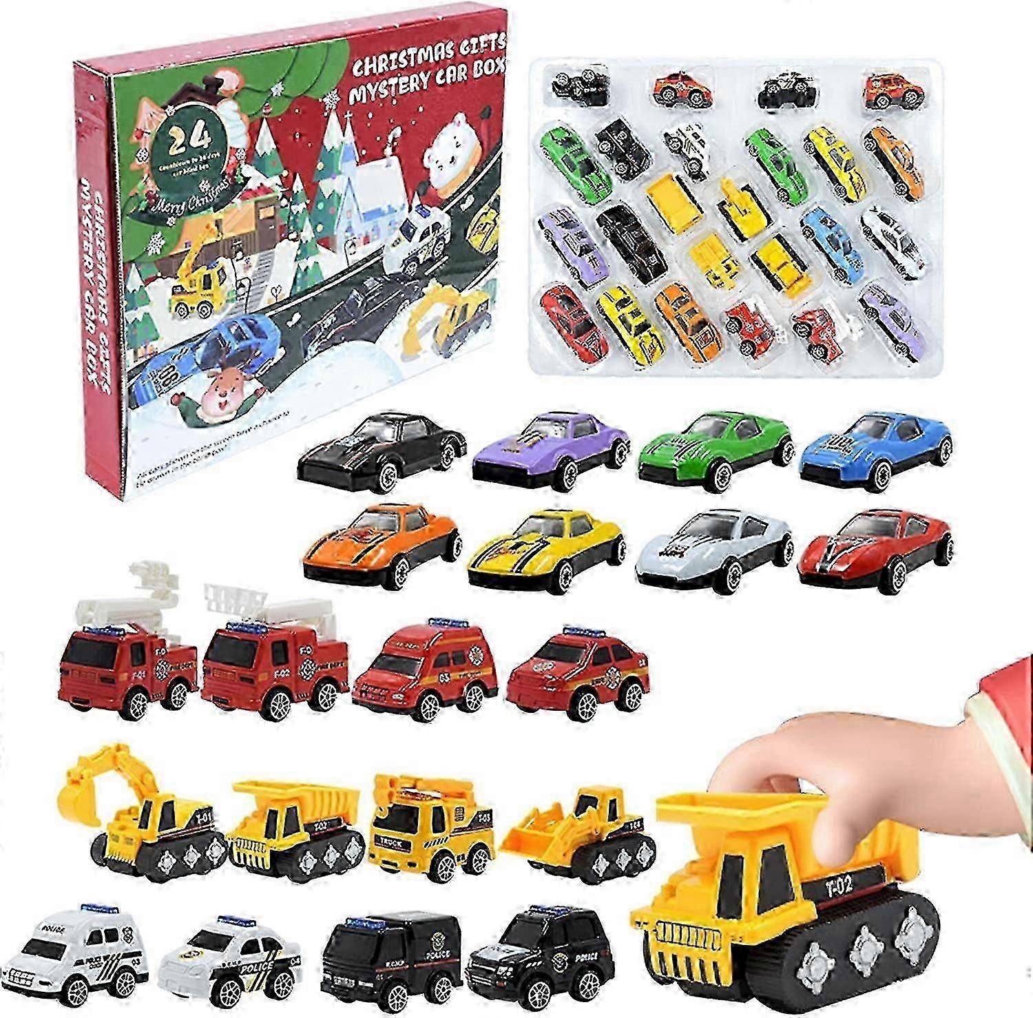 Christmas Advent Calendar With 24 Different Vehicles